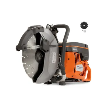 Husqvarna, K 770 Smartguard Βάθος Κοπής 125mm - Μέγιστη Διάμετρος Δίσκου φ350mm (Για μεγαλύτερη ασφάλεια χρήστη), Βενζινοκίνητοι Κόφτες Χειρός, 970460002